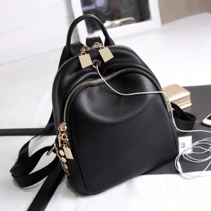 稻草人2017新款潮韩国真皮女包牛皮双肩包袋