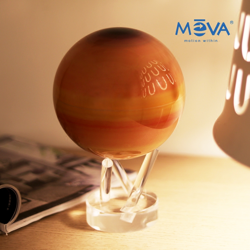 中国总代 mova 光能自转星球仪 土星 创意生日礼物家居书房摆件