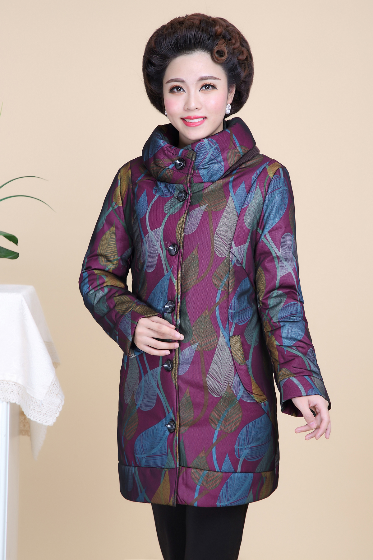 正品[中年女装外套棉衣]女装棉衣外套评测 以纯