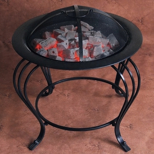 火盆烧烤炉室内外取暖炉便携带木炭烤火炉桌炉冬天取暖烤火器
