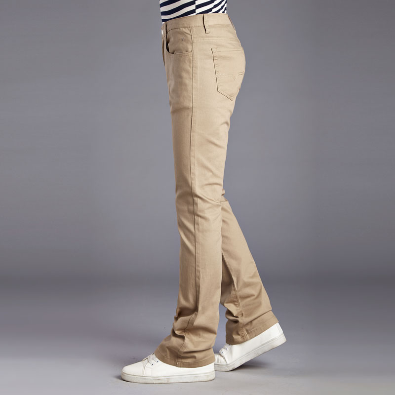 男喇叭裤韩版_特价|包邮_弹力微喇叭休闲裤,男