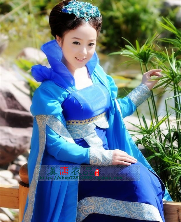 仙剑奇侠传三龙葵广袖流仙裙COS 古装女装 演出服装舞台装影楼