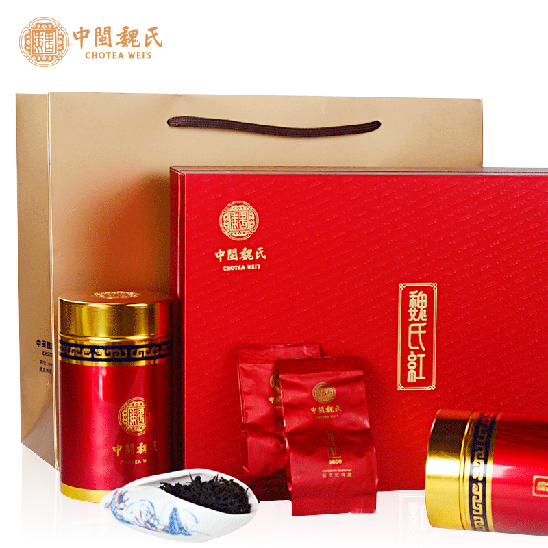 中闽魏氏品牌魏氏红6600高端红茶铁观音礼盒装生态乌龙茶叶可分期