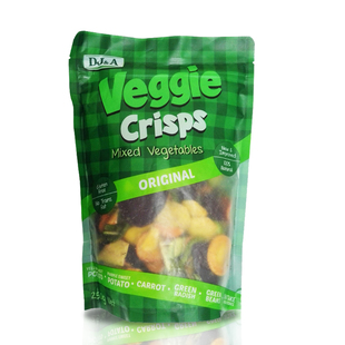 veggie,spider plant 蔬菜 澳洲代购dj&a crisps香脆健康 veggie 天然蔬菜干 混合蔬菜脆片