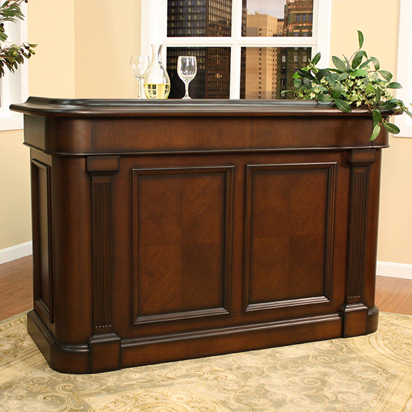 欧式复古雕花实木收银台服装店收银台酒店接待