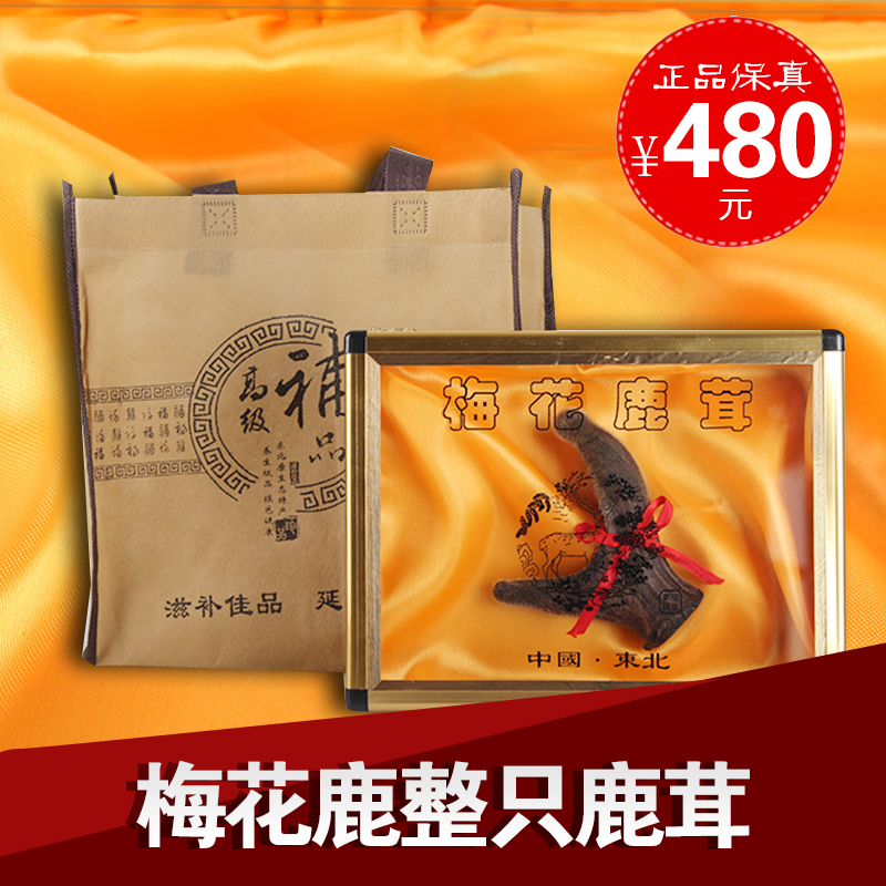 整只梅花鹿 整只鹿茸鹿角鹿茸片 正品原产地出售梅花鹿头茬二杠茸