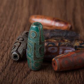 正品[天珠佛珠手链]天珠佛珠评测 李连杰九眼天