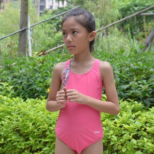 雅凯诗韩国儿童泳衣女童女孩泳装宝宝连体分体公主套装游泳裤