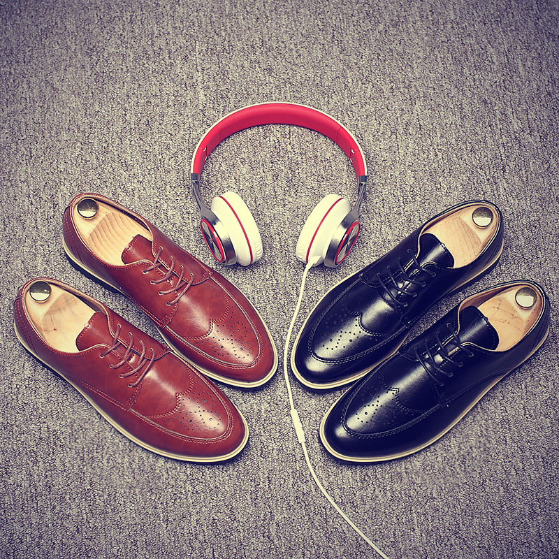 2016春季布洛克雕花男鞋复古潮鞋男士皮鞋真