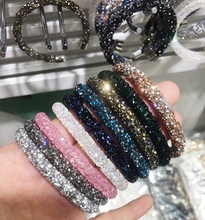 流行首饰品 个性 包邮 闪亮水钻奢华blingbling开口手镯 日韩国时尚