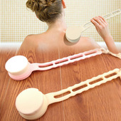 Handle Long Soft SPA Fiber Grip Bathing Massager Scrubber