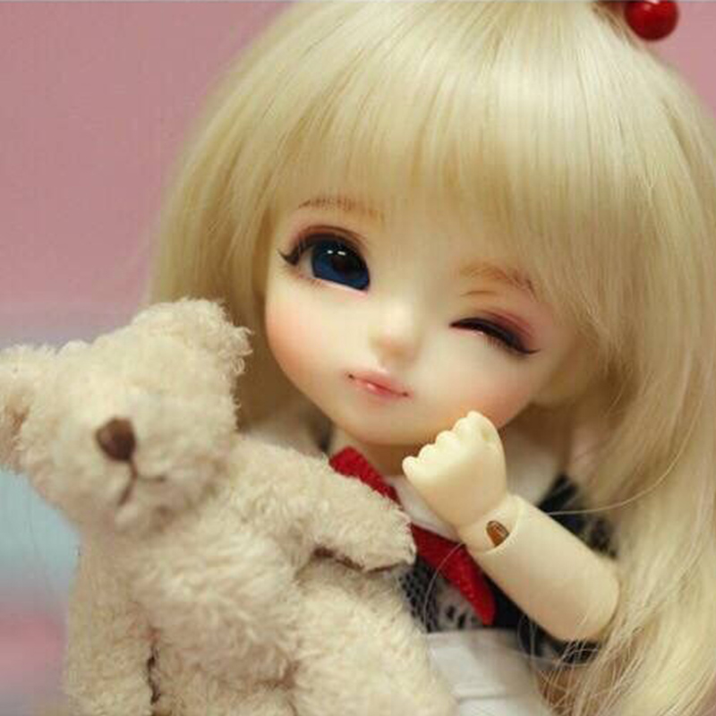 bjd/sd娃娃lati yellow luna眨眼黄系八分女娃化妆生日人偶玩具