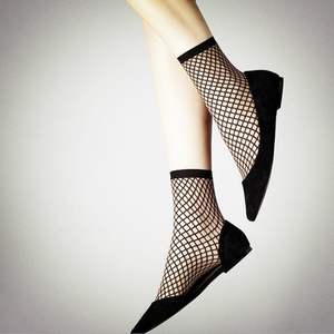 2双装渔网袜短袜