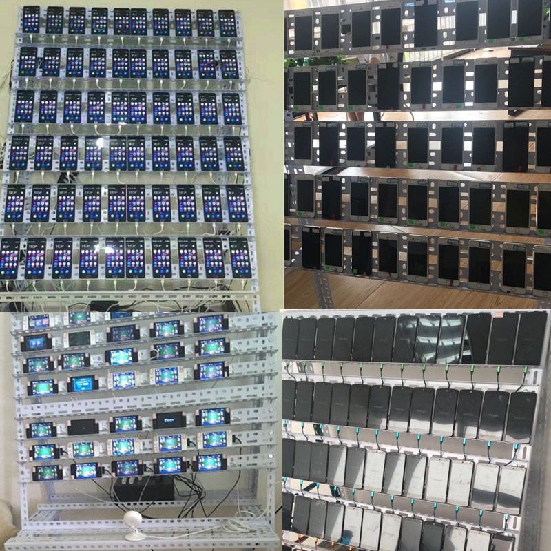 桌面手游工作室架子直播架多手机架微商手游架苹果4/5