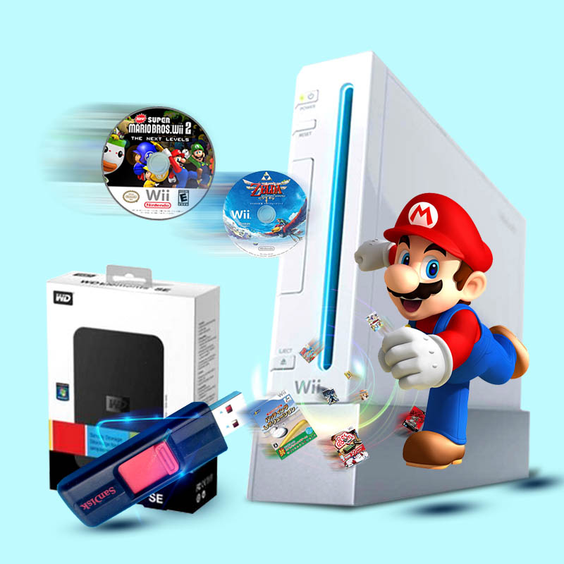 堪比全新任天堂wii亲子互动娱乐体感家用游戏主机中文系统二手wii