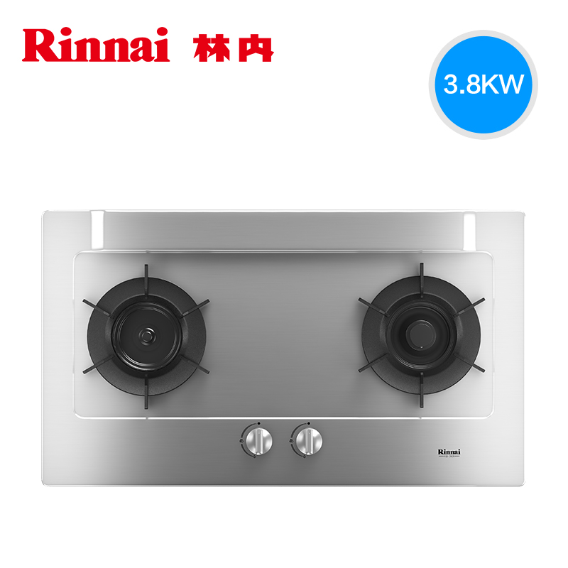 rinnai/林内 rb-2e02n聚能火燃气灶 不锈钢天然气灶具 嵌入式