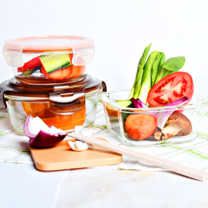 耐热玻璃饭盒微波炉烤箱专用