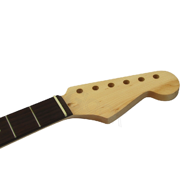fender电吉他22品琴颈st玫瑰木指板枫木neck琴头diy乐器配件穿筋