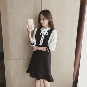 【学院风蝴蝶结连衣裙】最新淘宝网学院风蝴蝶