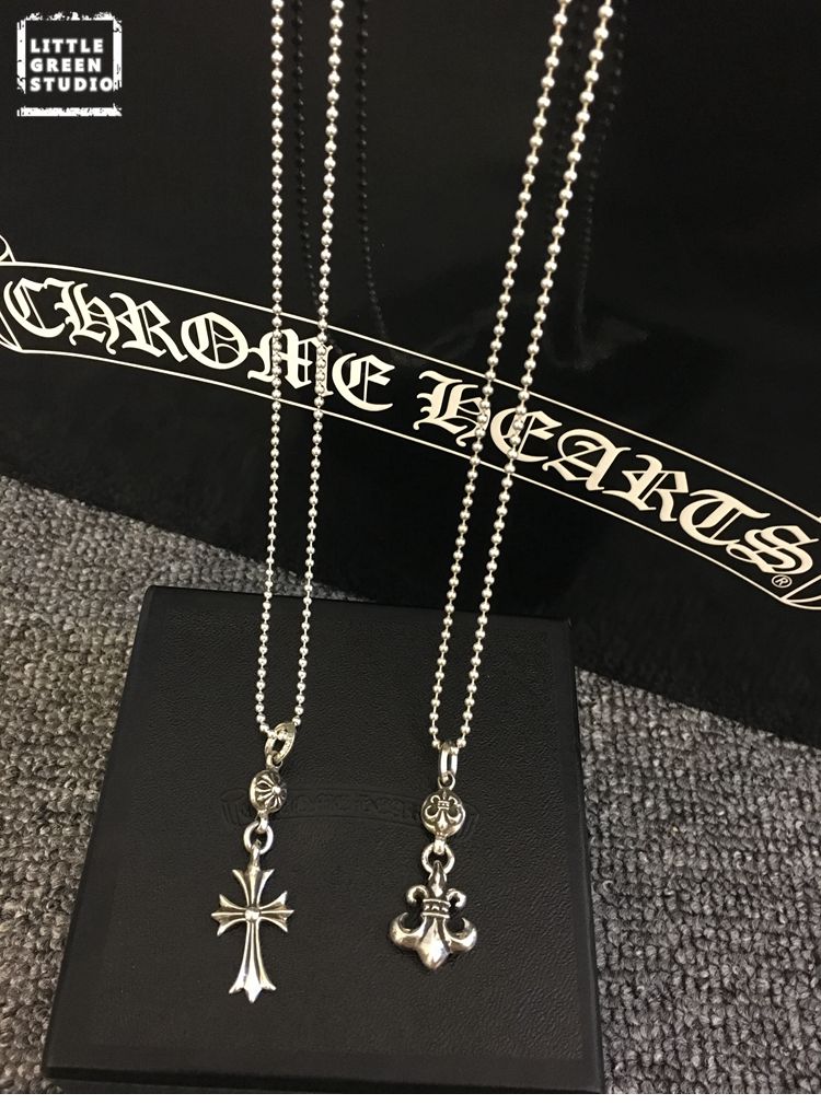 chrome hearts 克罗心 天使单环项链 925纯银 纯手工