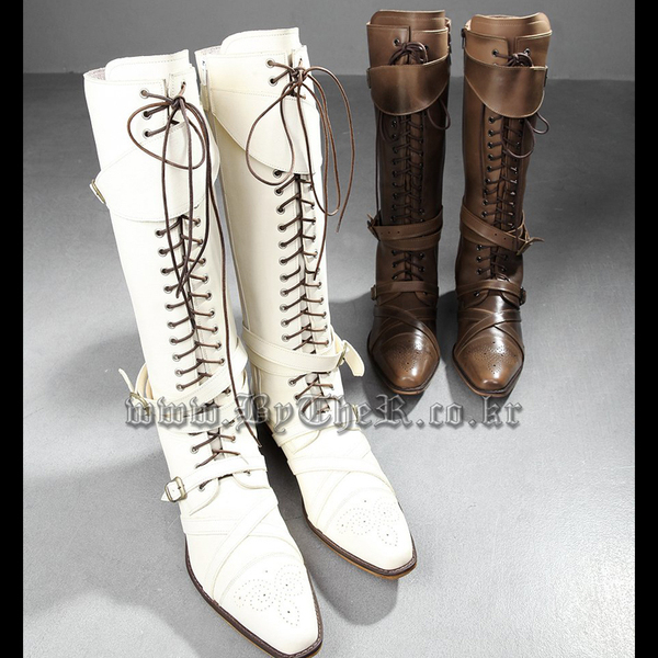 热销男靴子 韩国直邮BYTHER潮男高筒靴子西