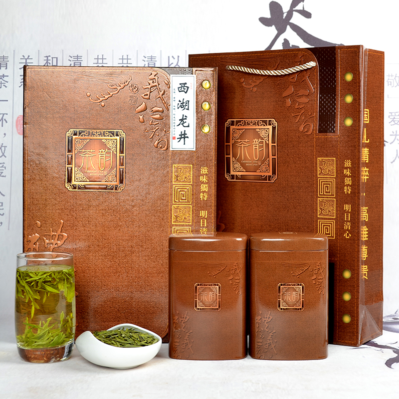 2016新茶杭州雨前正宗西湖龙井茶叶礼盒装龙井茶春茶绿茶茶叶包邮