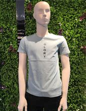 现货森马12037001188专柜正品2017年夏装男款圆领拼字母短袖T恤