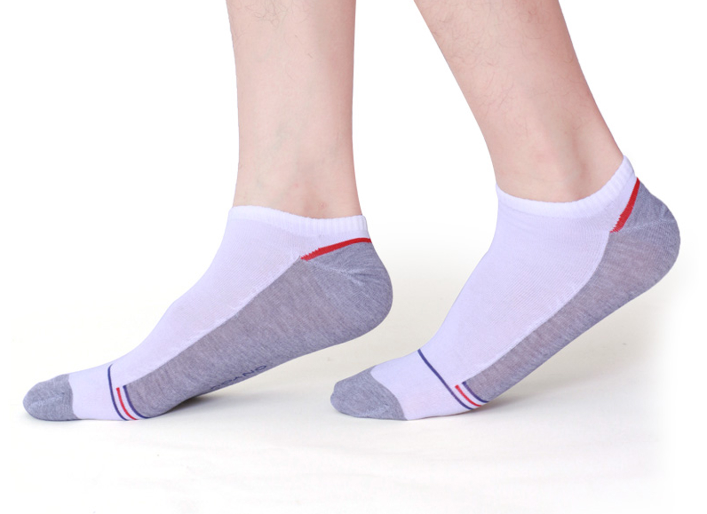 专柜正品欧林雅竹纤维短筒薄款家庭亲子袜男\/