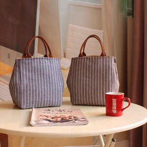 日式简约手提包便当包