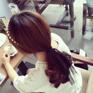 美哭了蕾丝日韩版发饰品