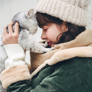 ins学院风灯芯绒外套