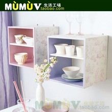 杂物饰品DIY置物架陈列架 开放式壁挂档口商店铺展示框悬挂格子架