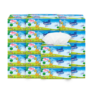 Tempo得宝纸巾儿童软抽90抽18包