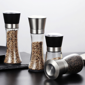 现磨黑胡椒玻璃研磨器