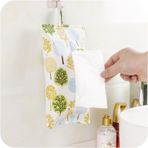 棉麻布艺纸巾挂袋