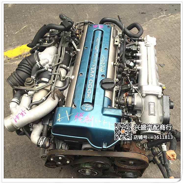 丰田2jz-gte-vvti 发动机 280p 2jz-gte 双涡轮 发动机改装机子