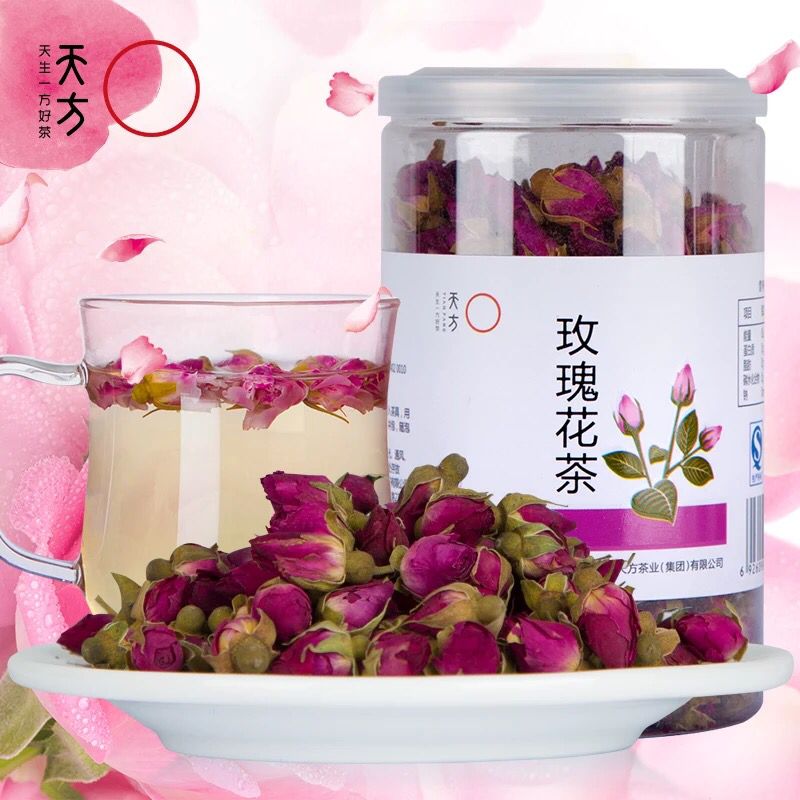 【买三送一】天方茶叶55g无硫法兰西平阴小玫瑰花茶千日红女士茶