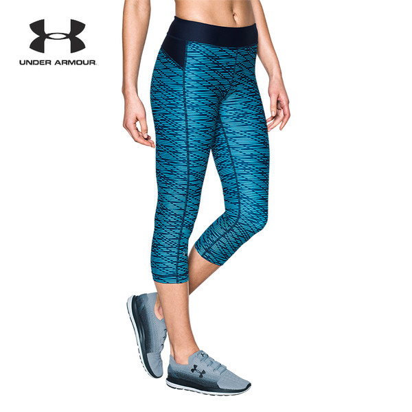 Under Armour 安德玛 UA女子 Armour 运动印花紧身中裤-1297906