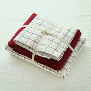 无印良品水洗棉四件套