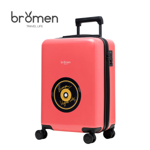 不莱玫插画行李箱