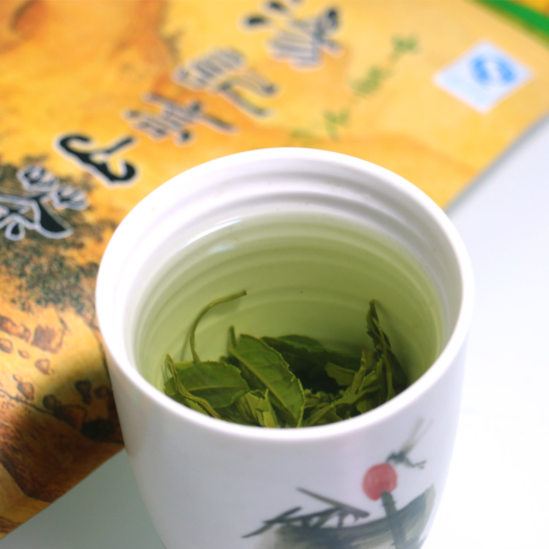 2016新茶叶 汤记高山雪青绿茶100g图片