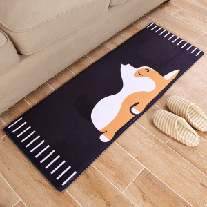 柯基犬造型地垫进门垫