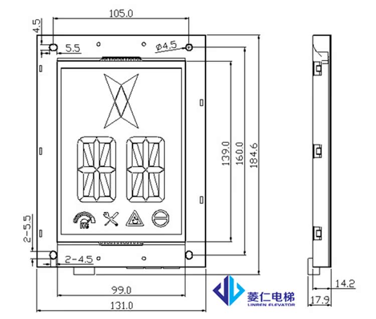 奥立达电梯轿厢液晶显示板 mctc-hcb-v1-ald 专用协议