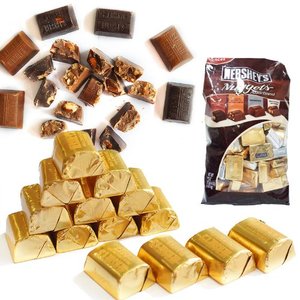 美国好时金银砖4口味巧克力