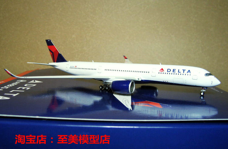 geminijets 1:400 达美航空 a350-900 n501dn 空客350 飞机模型