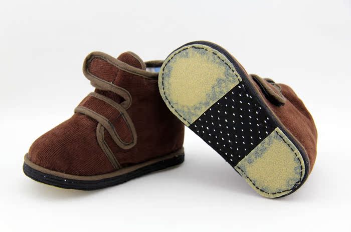 儿童布鞋宝宝棉鞋手工棉鞋千层底棉靴童鞋家居