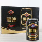 全国多省 24罐听装 包邮 整箱KTV酒吧夜市促销 青岛青克黑啤酒320ml