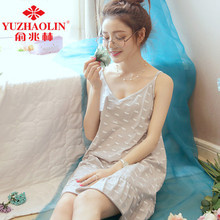 宽松睡裙薄款 纯棉家居服 俞兆林品牌睡裙夏季少女吊带睡衣可爱韩版