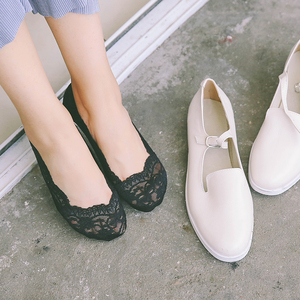 超薄款隐形蕾丝船袜