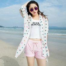 2015新款雪纺衫夏季女士<em>海边</em>沙滩<em>薄开衫</em>外套